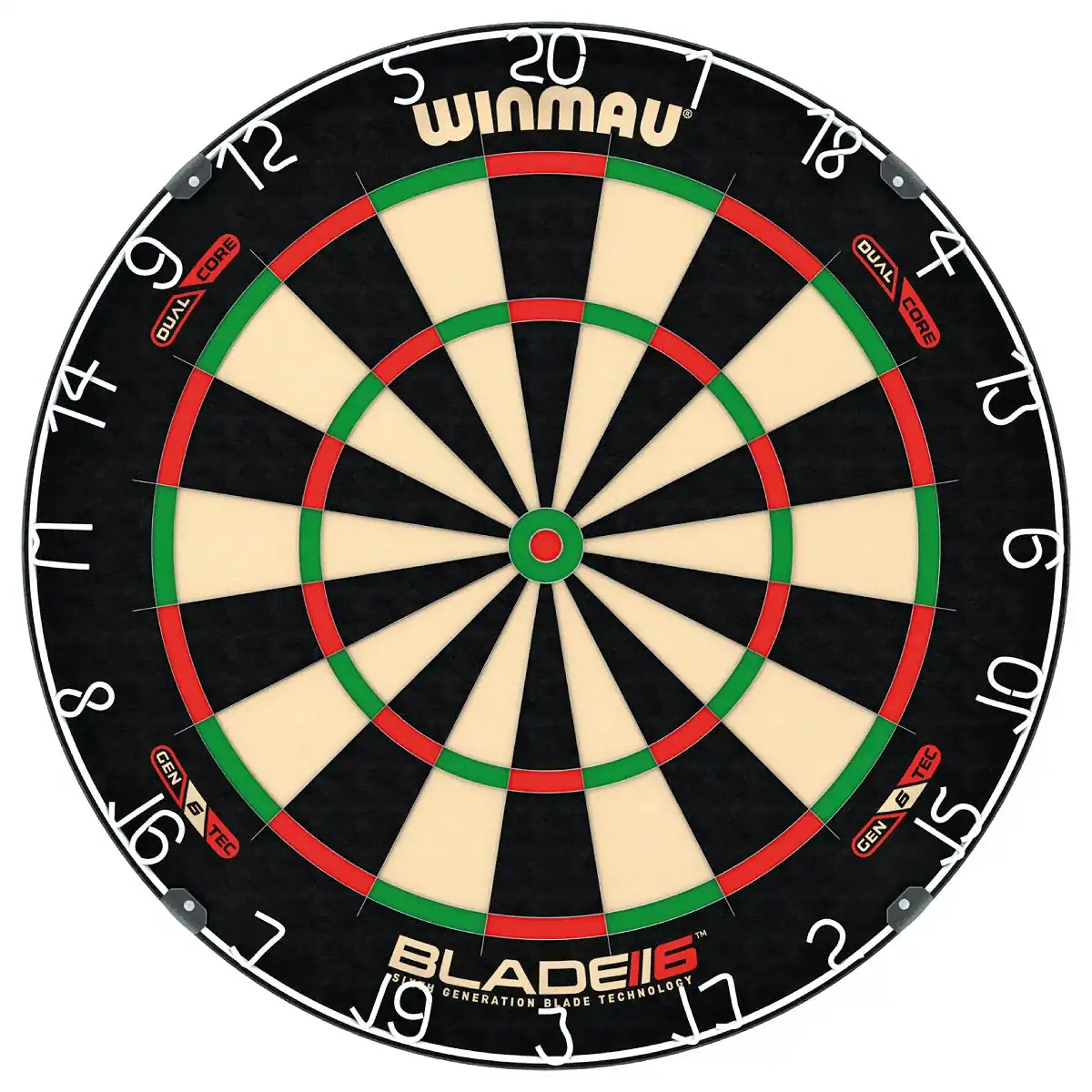 Winmau Blade 6 Dual Core bristle dartboard
