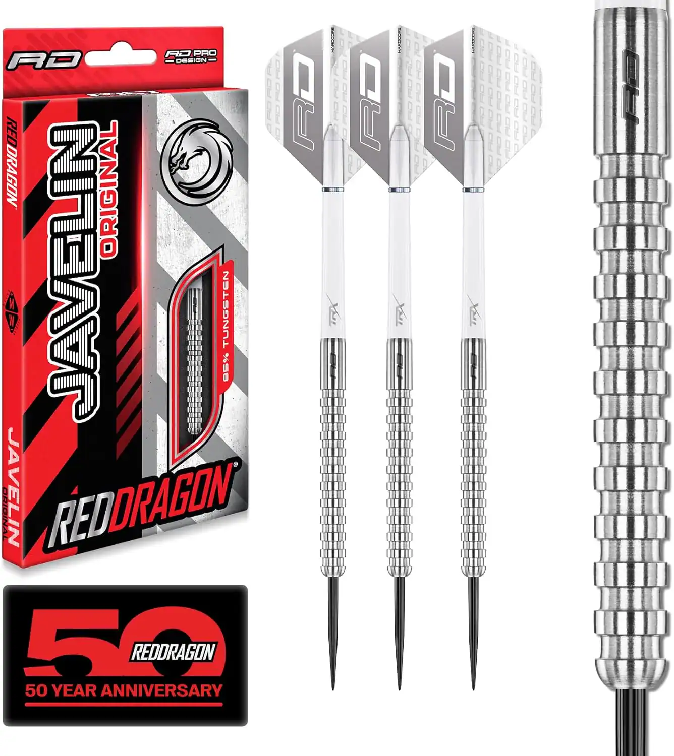 Red Dragon Javelin 85% tungsten slim profile darts