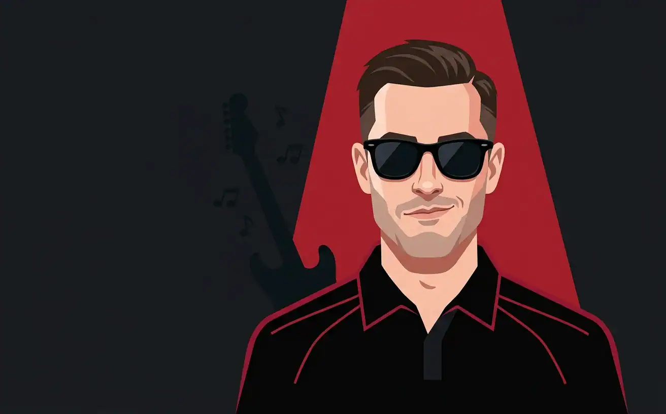 Joe Cullen darts walk-on illustration