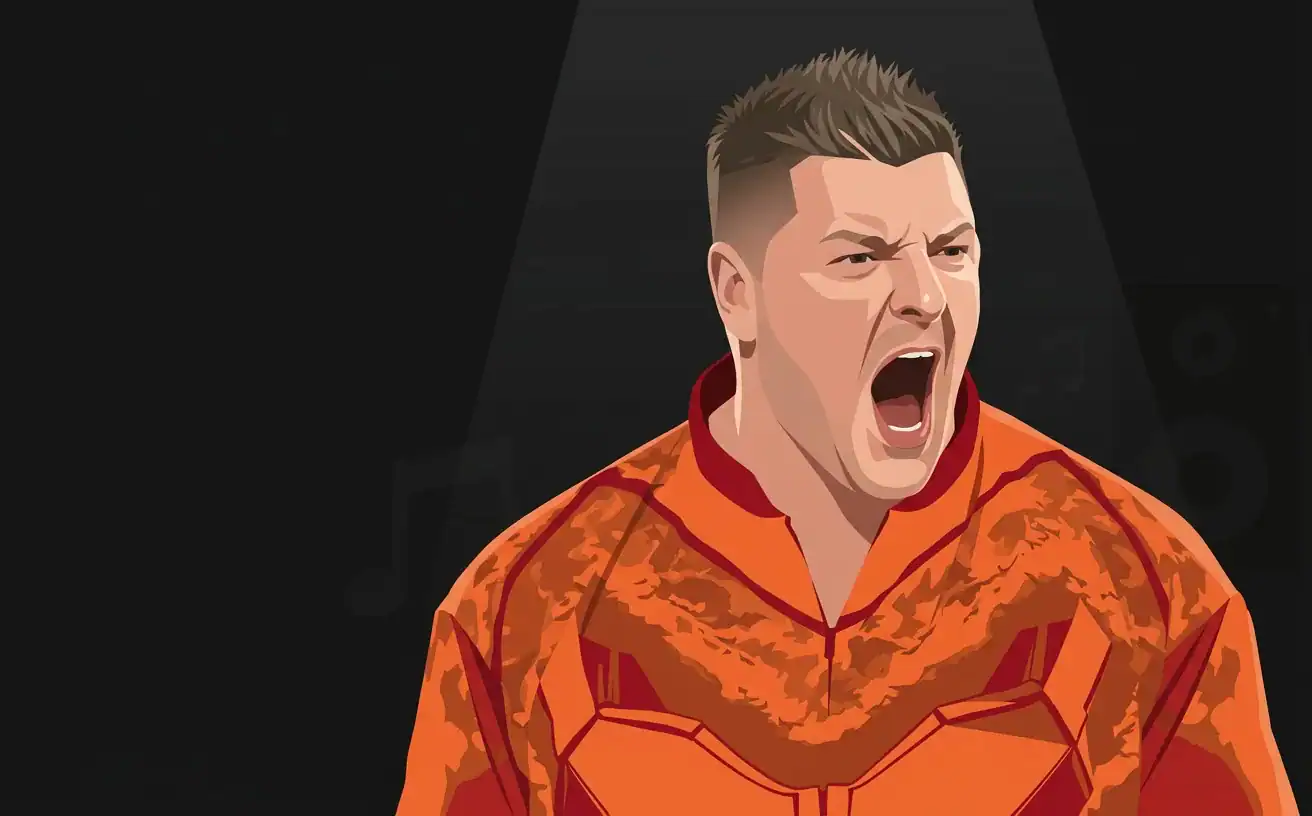 Daryl Gurney walk-on illustration