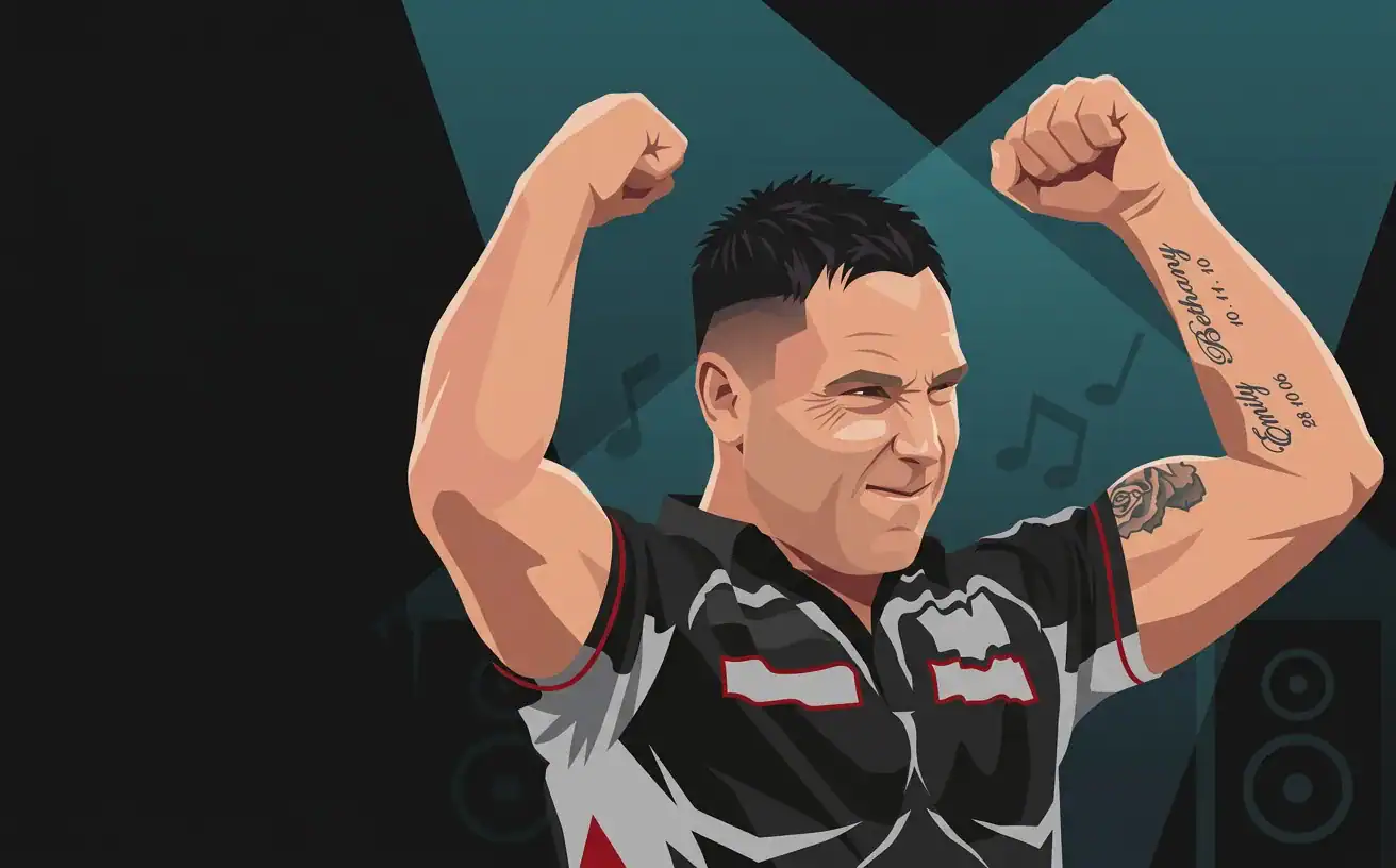Gerwyn Price walk-on illustration