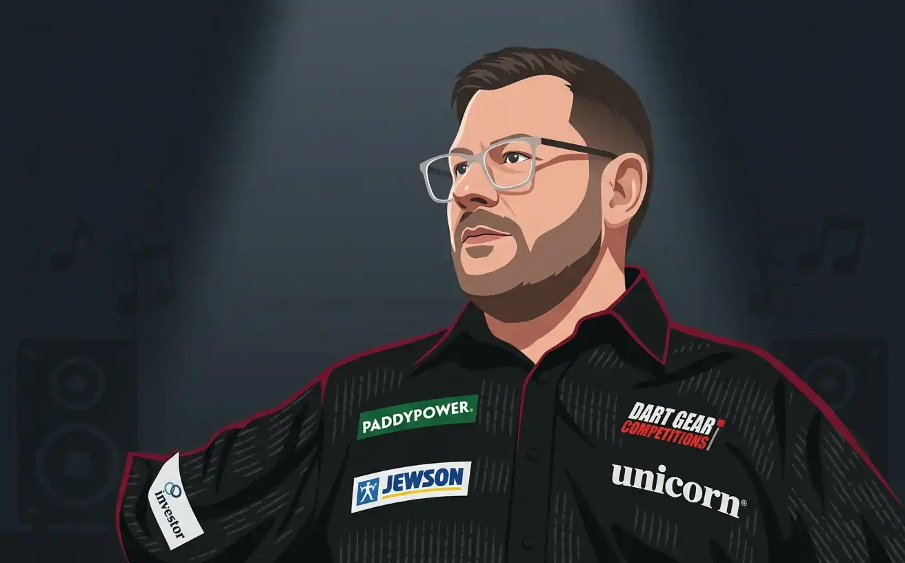 James Wade walk-on illustration