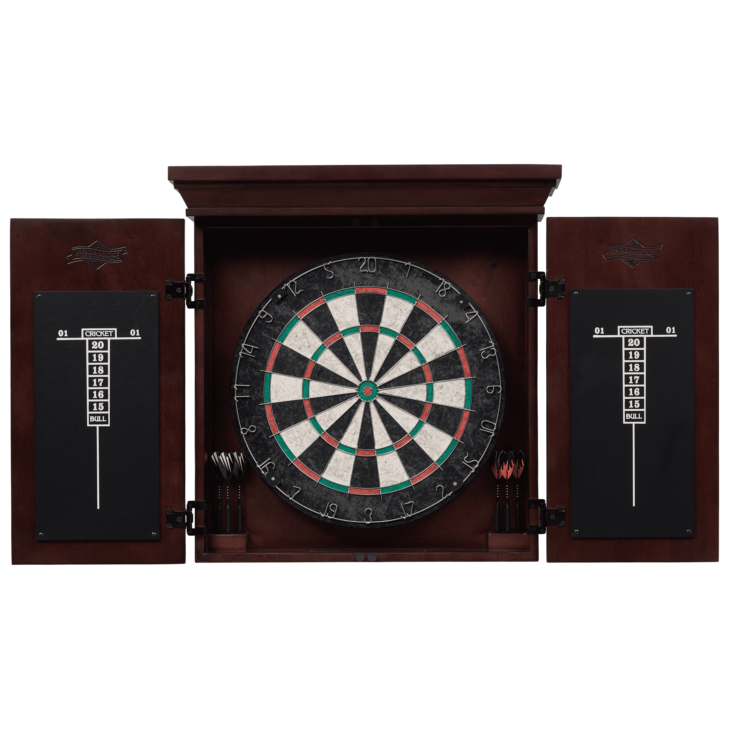 American Heritage Athos dartboard cabinet