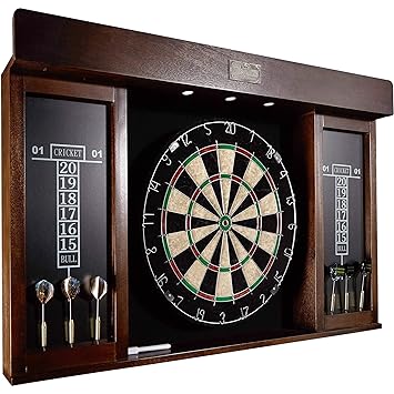 Barrington 40 inch LED dartboard cabinet with lighting