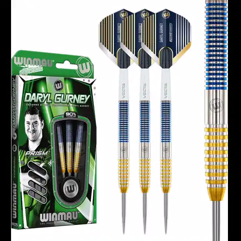 Winmau Daryl Gurney SC 1.0 90% tungsten scallop dart barrels