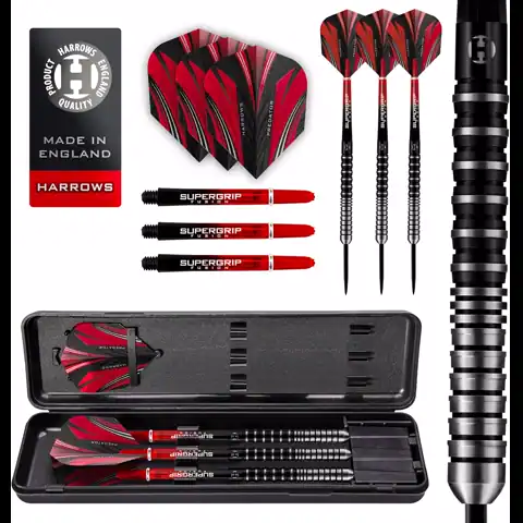 Harrows Predator 90% tungsten torpedo dart barrels