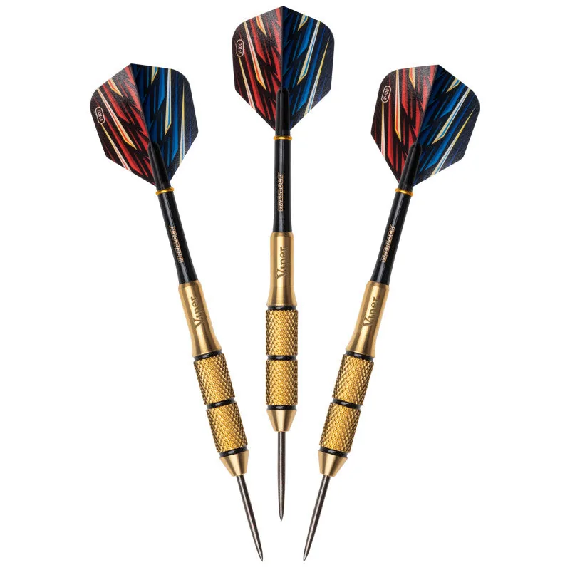 Viper Elite brass 23g steel tip darts with knurled barrels